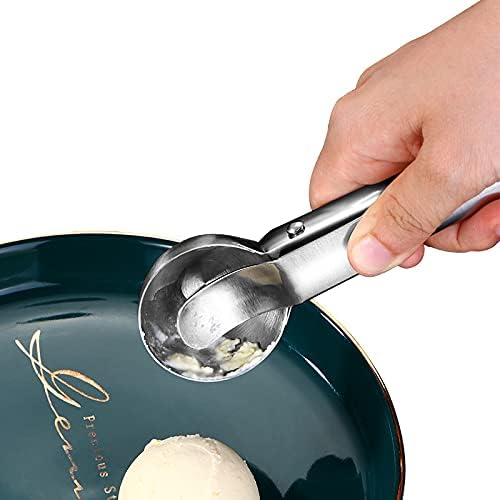 Ice Cream Scoop Stainless Steel Ice Cream Scooper with Easy Trigger