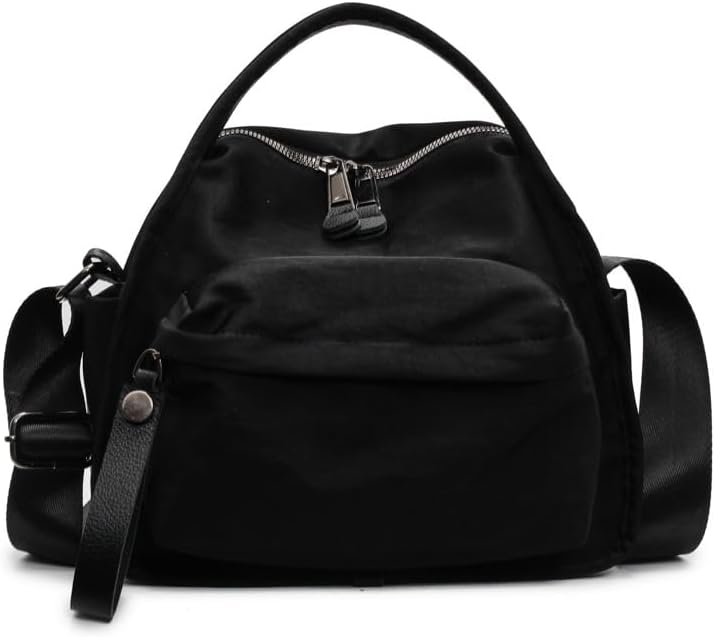Nylon Crossbody Bags for Women Shoulder Handbag Casual Everyday Purse Lightweight Top Handle Cross Body Bag
