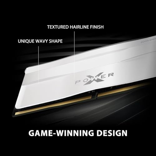 Image of Silicon Power DDR5 32GB (2x16GB) Zenith 6000MT /s (PC5-48000) 288-pin CL30 1.35V UDIMM Desktop Memory Module RAM SU032GXLWU60AFDGSW White