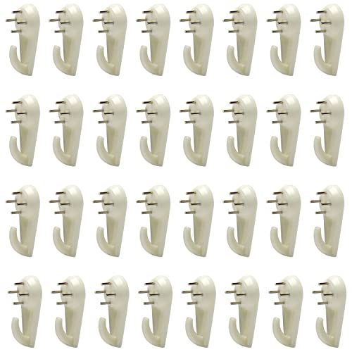 Image of Nails for Hanging Pictures,Picture Hooks Hardwall Hanger for Hardware, Fasteners & Hooks Wall Mount Non-Mark Hook Picture Photo Frame Hangers(100pcs,40*20mm)