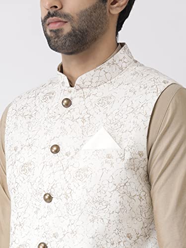 Image of KISAH Men's Jacket - Textured Silk Blend - Indian Wedding Outfit for Men - Ideal for Weddings and Festivals