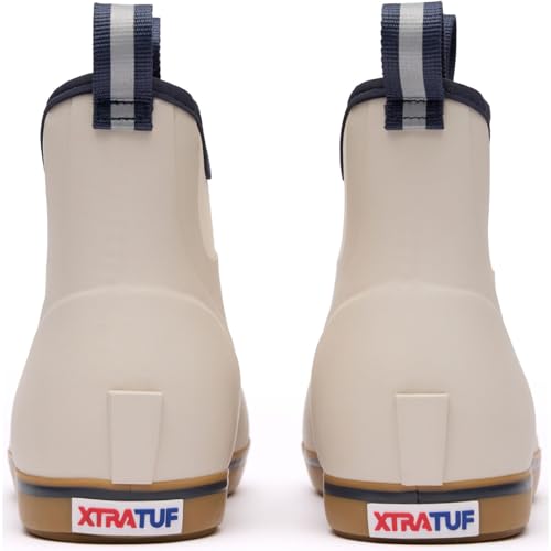 Image of XTRATUF 6 inch Men's Ankle Deck Boot - Lightweight, 100% Waterproof Rubber Footwear - Non-Marking, Slip-Resistant Outsole - Moisture-Wicking Liner