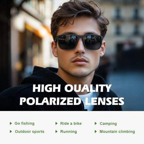 Fanshen Polarized Sunglasses for Men Women, UV Protection Lightweight Mens Sun Glasses for Driving Fishing Golf Cycling2
