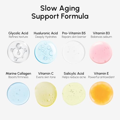 MAREE Toner Glycolic Acid Exfoliating Toner for Face Acido Glicolico para Manchas - Image 6