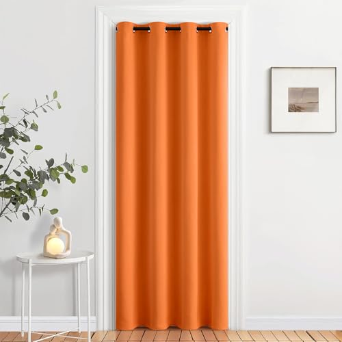 MIULEE Blackout Curtain for Living Room Super Soft Black Out Curtain with Eyelet - Image 3