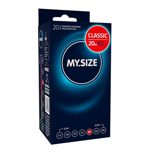MY.SIZE Paquete de 20 preservativos tamaño 1 60 mm