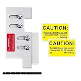 Yuanpgky Generator-Interlock-Kit für Eaton 150 oder 200 A Schalttafelschalter – Sicherheitsset aus Aluminiumlegierung, kompatibel mit Cutler Hammer CH-Serie, 12-Zirkus, einphasig