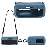 Hzycwgone Custodia per Bose Nuovo SoundLink Plus diffusore Bluetooth portatile,Borsa Cover in Silicone Viaggio Accessori con Tracolla per Bose Soundlink Plus(Blu Custodia)