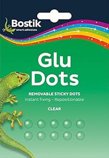 Bostik Glu Dots Removable Clear Sticky Dots
