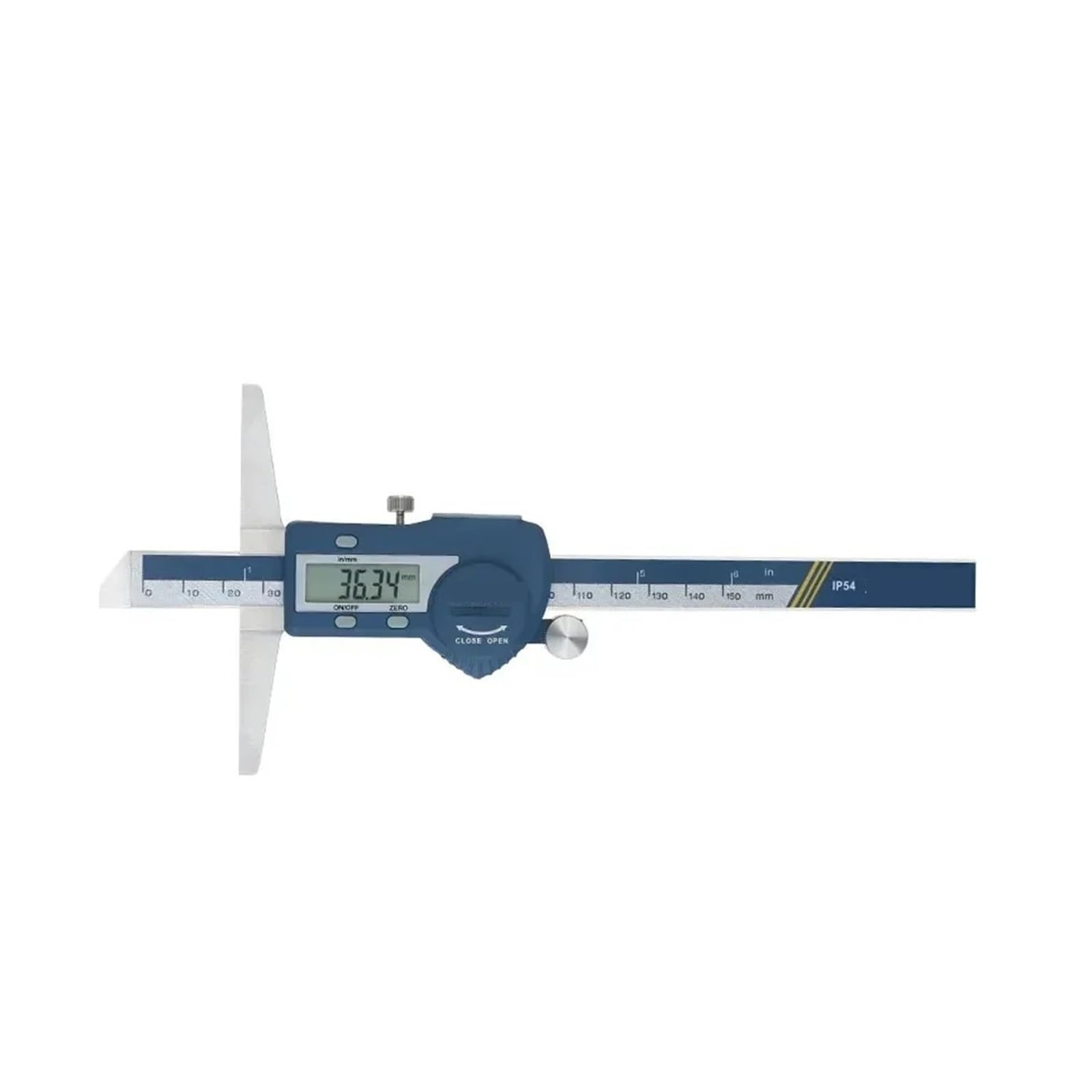 Mikrometer-Set, Tiefenmessschieber-Mikrometer 150/200/300 mm Digitaler Messschieber Edelstahl Elektrischer digitaler Tiefenmesser für Heimwerker/Haushalt(0-200mm)