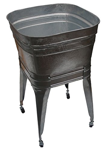 Square Wash Tub with standard 1-1/2
