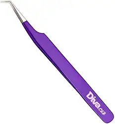 Pinça 45º Extensão de Cílios Volume Russo e Fios Tecnológicos - Extensão de Cílios