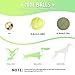 AFP Automatic Ball Launcher for Dogs Interactive Puppy Pet Ball Indoor Thrower Fetch Machine, 3 Balls Included (2 inch) for Small Size Dogs