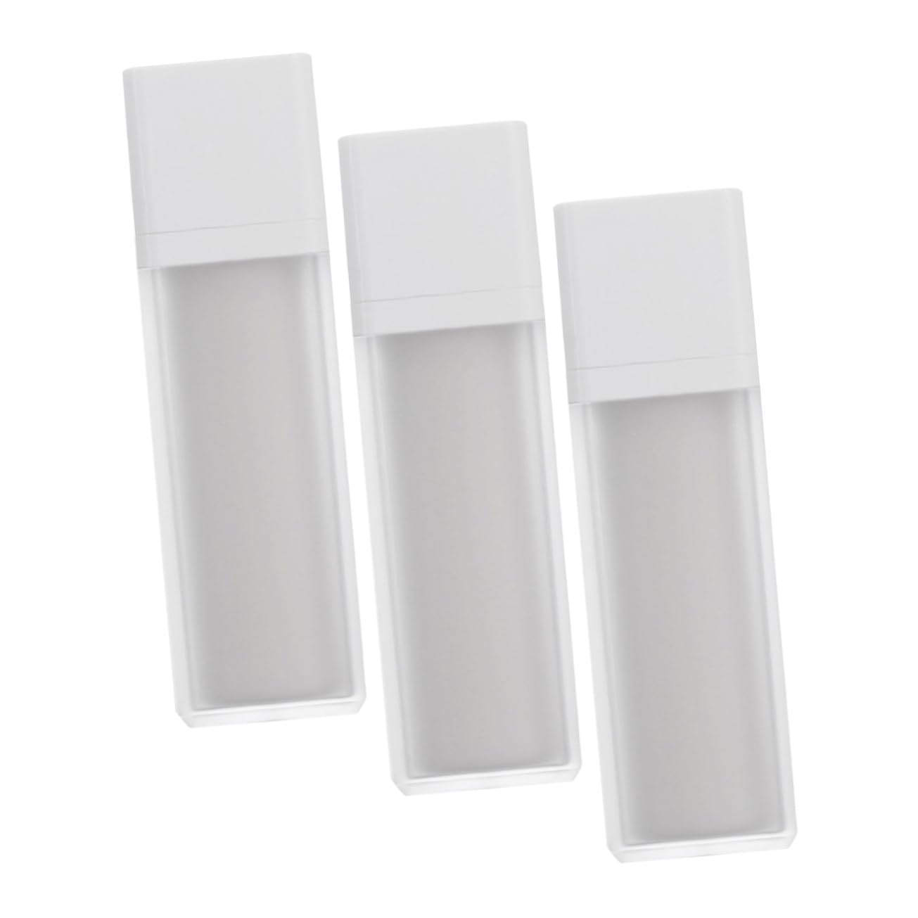 Gatuida 3 Botellas de Viaje Bomba sin Aire Rellenables de 50ml Material As y PP Envases Prácticos para Crema y Loción Ideales para Coche y Viaje