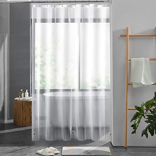 Basic Beyond Shower Curtain Liner PEVA Clear Liner Waterproof for Bathroom Shower 72
