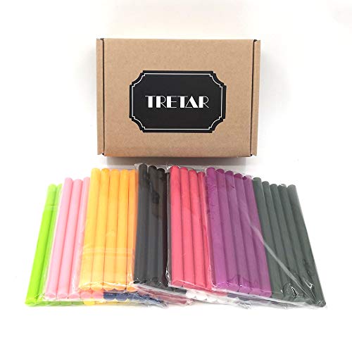 Colored Hot Melt Glue Sticks,Tretar Mini Colored Hot Glue Sticks For Arts Crafts, Diy, Home General Repair,Holiday Christmas Gift Crafts,12 Colors,60 Pcs,Diameter 0.28,Length 3.9\ #TOP6