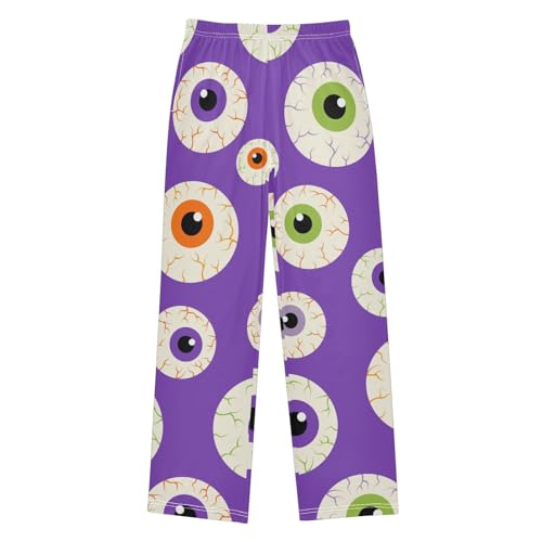 Eyeballs Boys Pants Boys Athletic Pants Long Pant for Boy with Pockets Wide-Leg Size 6-14Y