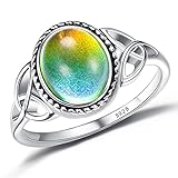 💕Tipas 💕 para mantener y proteger su anillo de estado de ánimo de plata esterlina, evite el contacto con agua, productos químicos fuertes, daño físico y alta humedad/calor, como salir a la luz solar. Si tiene alguna pregunta sobre los anillos de humor, contáctenos.