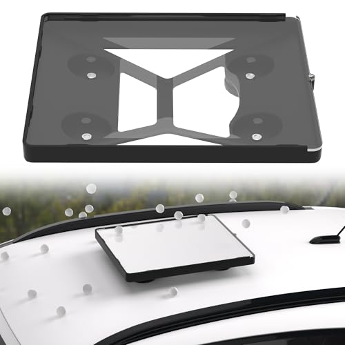 CRTHHGL Starlink Mini Mount,Flat Starlink Mini Magnet Car Shield Mount with Protective Cover,for/Car/Rvs/Metal Surface,Black