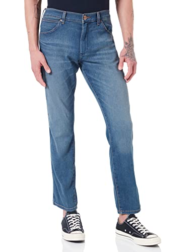 Wrangler Larston Jeans, Jeans, Uomo, Green Twist