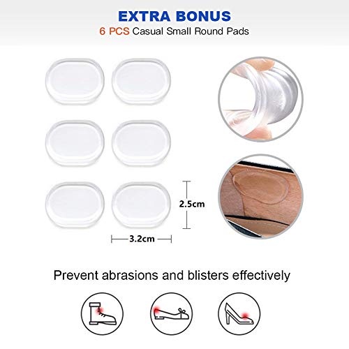 3 Pairs Ball Of Foot Cushions Adhere To Shoes, Metatarsal Pads With Water Drop Shape 4D Design, Professional Reusable Soft Insole, One Size Fits Shoe Inserts, By Mildsun #TOP4