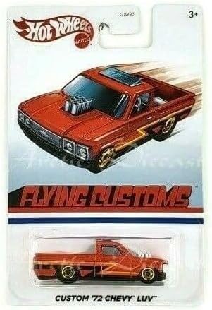 Miniatura 4 de Hot Wheels 2020 Flying Customs - Juego de 4 vehículos fundidos a presión incluyendo Nissan Skyline, '68 Nova, Copo Camaro y Custom Luv
