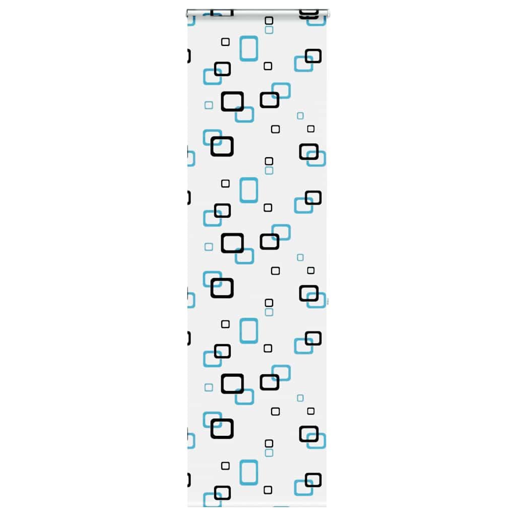 Roleta prysznicowa z kasetą 60 x 240 cm, PEVA wodoodporna, szerokość materiału 56 cm, wzór bąbelków, zajmuje mało miejsca, do łazienki