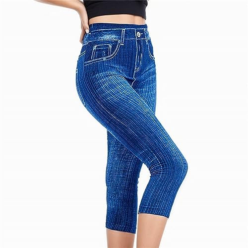 Capri Jeans for Women Stretch High Waisted Straight Leg Slim Fit Jean Pant Sexy Slim Fit Denim Pants2