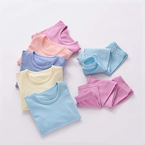 Miniatura 4 de Ropa interior térmica para niñas ropa interior para niños capa base de invierno conjuntos largos para niños