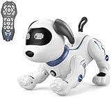 Perro Robot para Niños Mascota Robot Programable Interactivo ¡Muy Divertido! Robot Teledirgido con Mando Control Remoto Juguetes