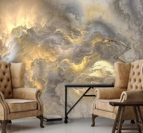Papier peint encre de chine XLMING pour créer un salon zen et cocooning avec mur TV 3D - 2