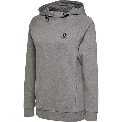 Preisvergleich Produktbild Hummel Damen hmlACTIVE Cotton Hoodie Woman, Dark Grey Melange, S