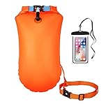 Mizijia Boa Nuoto acque libere con Tasca Impermeabile,20L,Nuoto Boa per i nuotatori all'Aria Aperta e triatleti, l'airbag Galleggiantea Boa Altamente visibile di Nuoto.