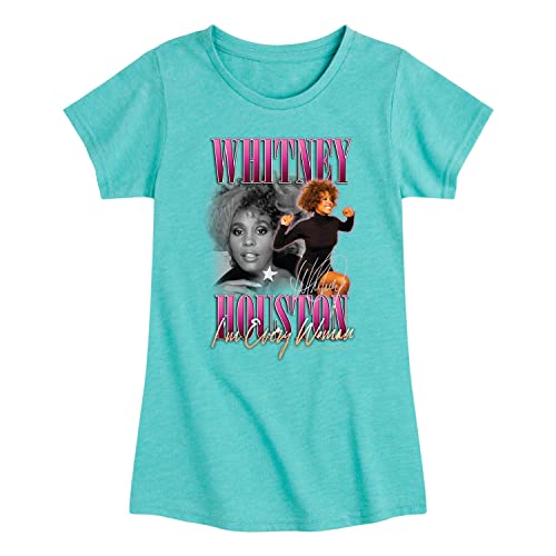 HYBRID APPAREL - Whitney Houston - Every Woman - Toddler and Youth Girls Short Sleeve Graphic T-Shirt