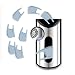 Imagen de NbgrvB Dispensador Plástico para acero Inoxidable Pared Dispensador