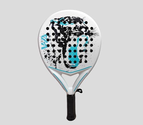 Pala De Padel Tiger Extreme - Pala De Padel Fabricada En España - Forma Redonda - Control Y Potencia - Superficie Brillante Rugoso Azul Luminoso Pala De Padel Tiger Extreme - Pala De Padel Fabricada En España - Forma Redonda - Control Y Potencia - Superficie Brillante Rugoso Azul Luminoso