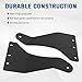 GLOBLED 50 Inch Upper Windshield Light Bar Brackets Curved Led Light Bar Mounting Brackets Compatible with 2006-2010 Hummer H3-1 Pair of Black