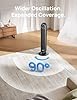 Dreo 28dB Silent Tower Fan, 25 ft/s Velocity Electric Cooling Fan with Remote, 90° Oscillating 4 Speeds 4 Modes 8H Timer LED Display, Quiet Standing Bladeless Floor Fans for Bedroom, Nomad One, Black #4
