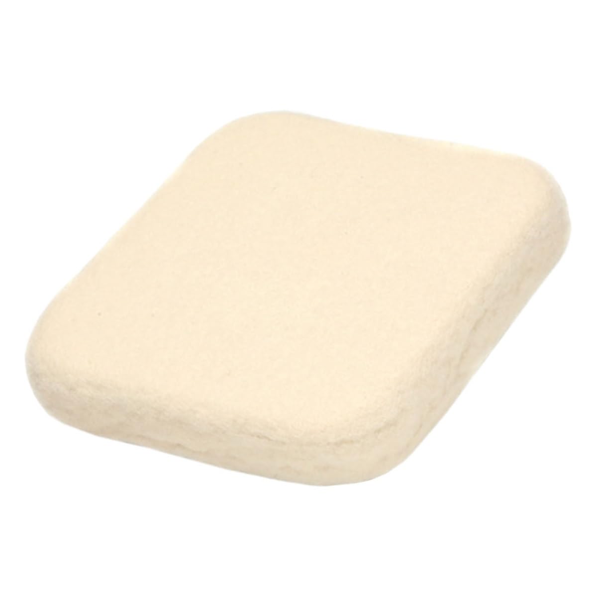 Base de fieltrado de lana beige para crear figuras de artesanía en el hogar