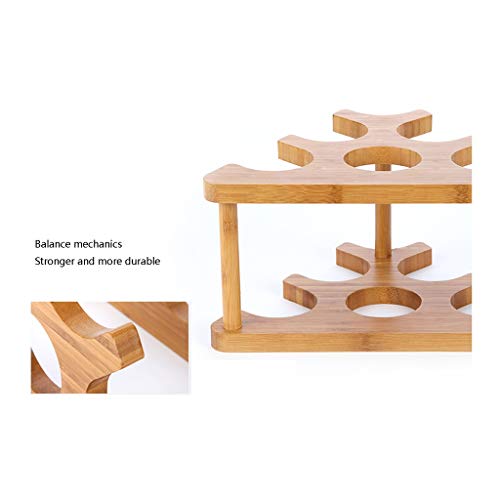 Soporte para Vino de Bambú para 6 Botellas miniatura 5
