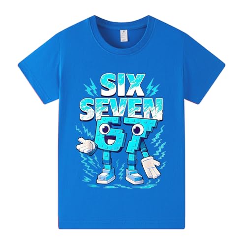 Banxidi 67 t-Shirt Boys Girls 100% Cotton Summer Six Seven t Shirt ve Day Kids Shirts Printed Sports Short Sleeves Tops