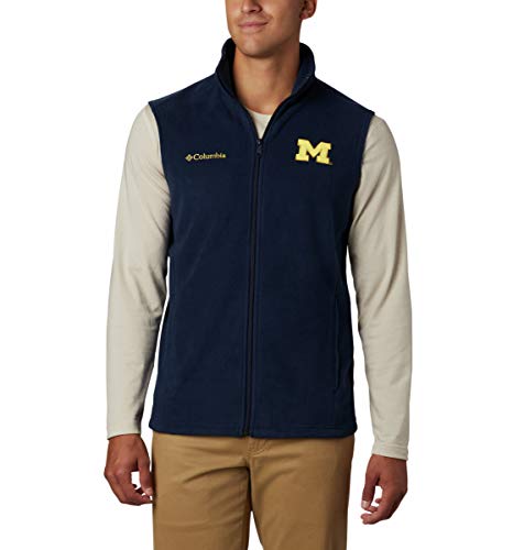 NCAA Michigan Wolverines Men's Collegiate Flanker Vest II, Large, UM - Collegiate Navy