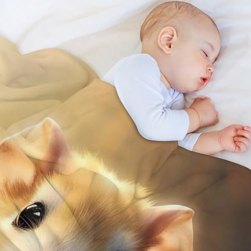 Couverture 3D hamster mignonne, le cadeau idéal pour des nuits douces et chaudes
