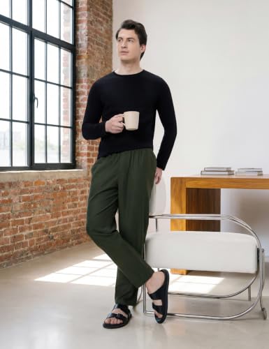 Image of Symbol Premium Men's 100% Cotton Super Soft Solid Pyjamas | Elasticated Waistband | Dual Side Pockets | Available in Plus Sizes