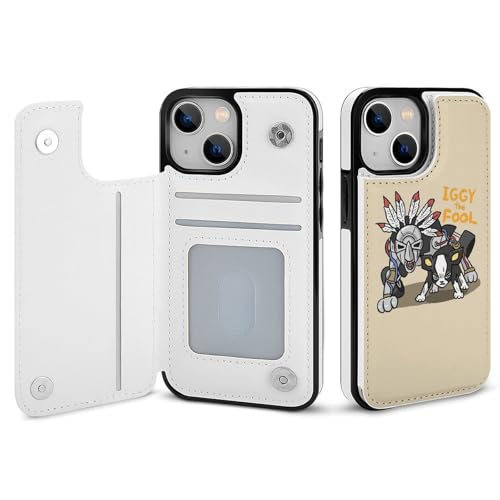 iPhone16Plus用ケース 手帳型 ジョジョの奇妙な冒険 イギー アイフォン16Plusケース 手帳型 財布型 スマホケース 軽量 カード収納 スタンド機能 おしゃれ 全機種対応 いPhone16Plus用カバー