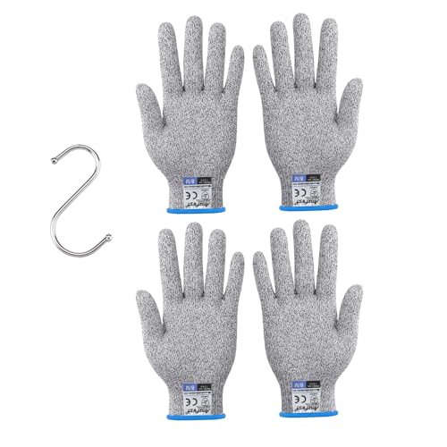 AmzFirst 2 Paar Schnittsichere Handschuhe,Küchen Handschuhe...