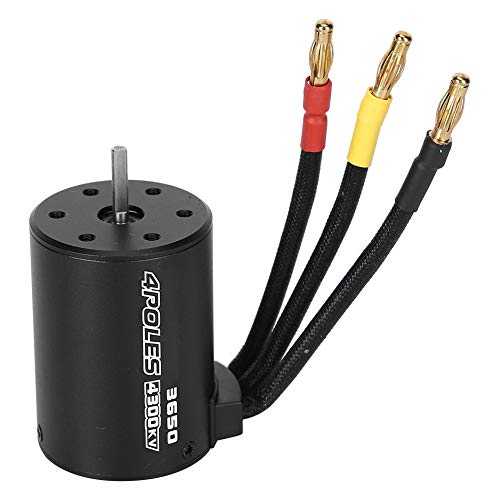 VGEBY Combo de Motor sin escobillas, 3650 4300KV + Controlador Velocidad electrónico ESC disipador Calor Juego Tarjeta programación Ajuste para Coche RC 1/10(620A) Model Car Accessories