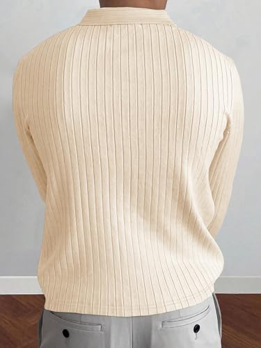 Image of Noble Monk Relax Fit |Textured| Lycra | Polo Neck T-Shirt