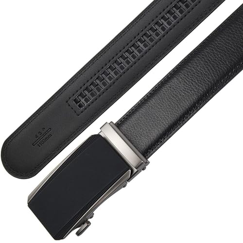 Men Leather Belt Luxury Automatic Buckle Elegant Waistband Fashion Business2