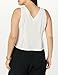 The Drop Women's Paloma Lace Trimmed Sleeveless Top, Whisper White, XS